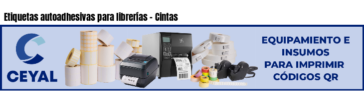 Etiquetas autoadhesivas para librerías - Cintas