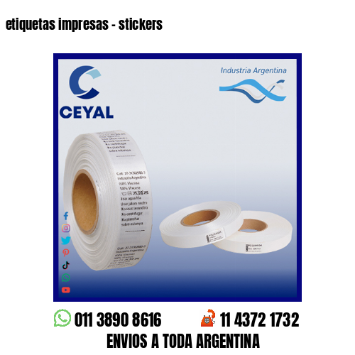 etiquetas impresas – stickers