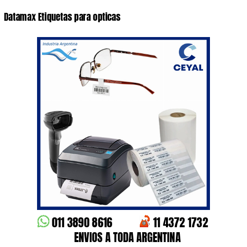 Datamax Etiquetas para opticas