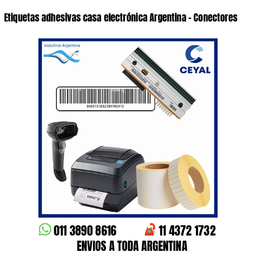 Etiquetas adhesivas casa electrónica Argentina – Conectores