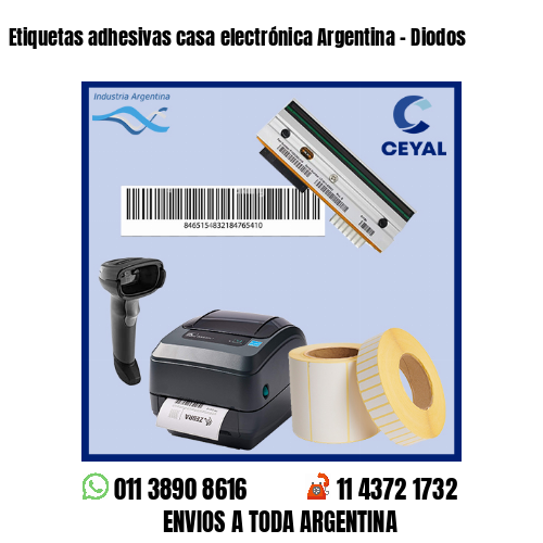 Etiquetas adhesivas casa electrónica Argentina – Diodos