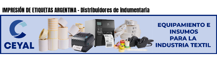 IMPRESIÓN DE ETIQUETAS ARGENTINA - Distribuidores de indumentaria