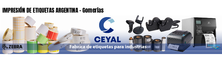 IMPRESIÓN DE ETIQUETAS ARGENTINA - Gomerías