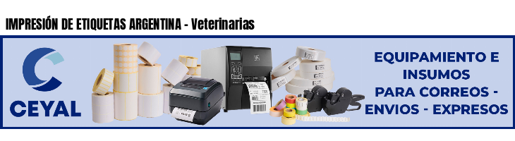 IMPRESIÓN DE ETIQUETAS ARGENTINA - Veterinarias