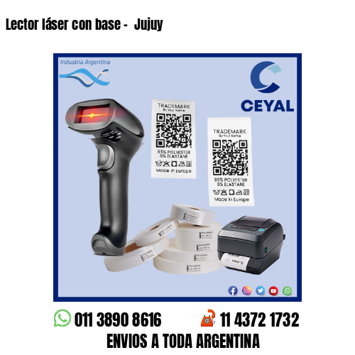 Lector láser con base –  Jujuy