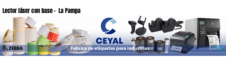Lector láser con base -  La Pampa