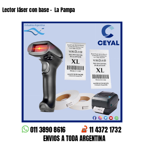 Lector láser con base –  La Pampa