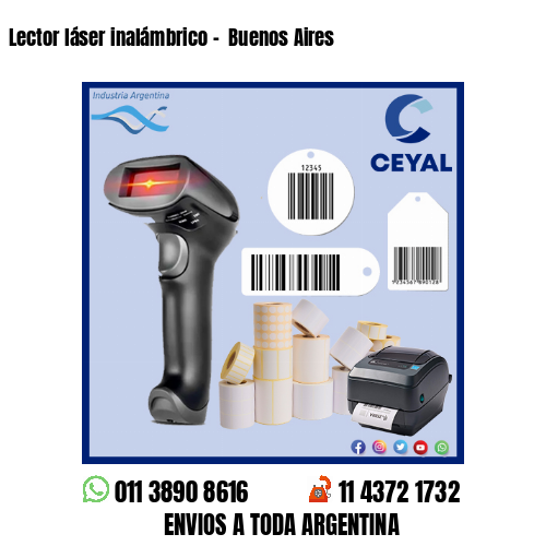 Lector láser inalámbrico –  Buenos Aires