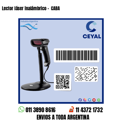 Lector láser inalámbrico –  CABA