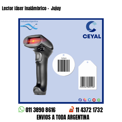 Lector láser inalámbrico –  Jujuy