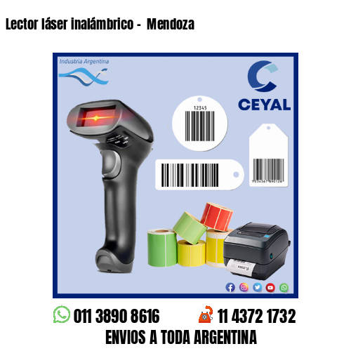 Lector láser inalámbrico –  Mendoza