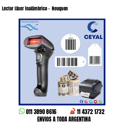 Lector láser inalámbrico –  Neuquen