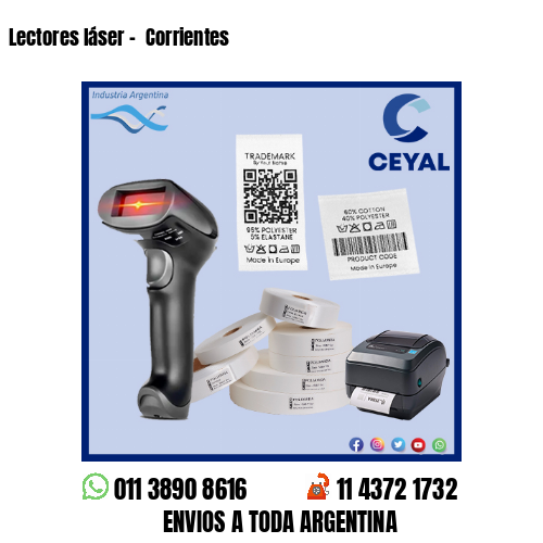 Lectores láser –  Corrientes