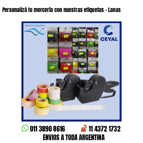 Personalizá tu mercería con nuestras etiquetas - Lanas 