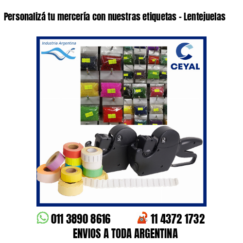 Personalizá tu mercería con nuestras etiquetas – Lentejuelas