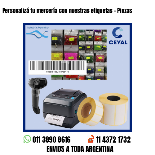 Personalizá tu mercería con nuestras etiquetas - Pinzas 