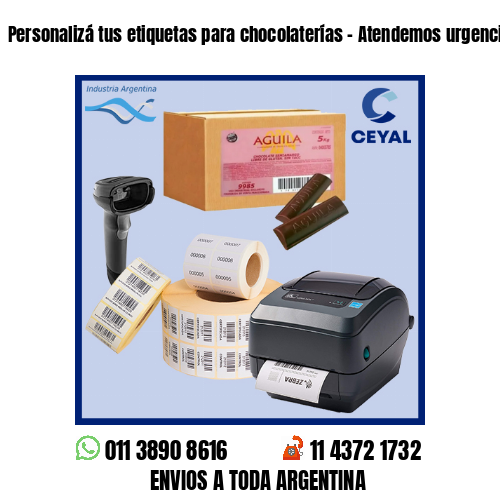 Personalizá tus etiquetas para chocolaterías – Atendemos urgencias!