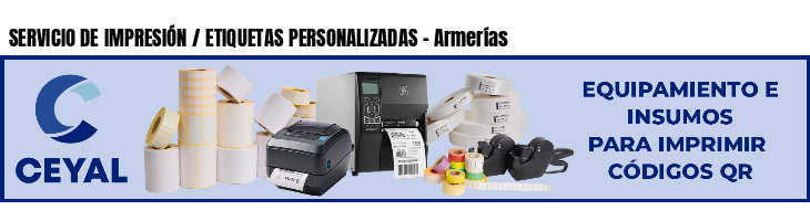 SERVICIO DE IMPRESIÓN / ETIQUETAS PERSONALIZADAS - Armerías
