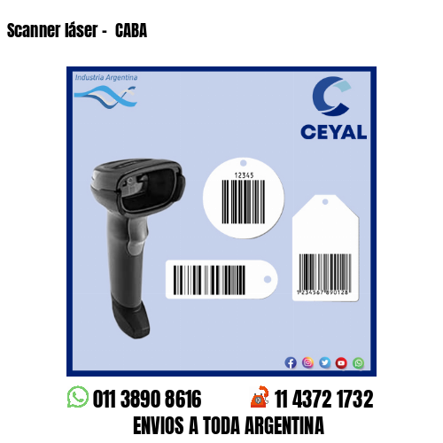 Scanner láser –  CABA