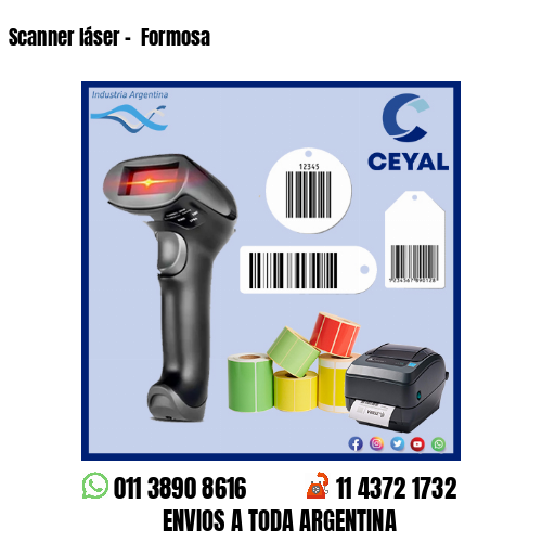 Scanner láser –  Formosa