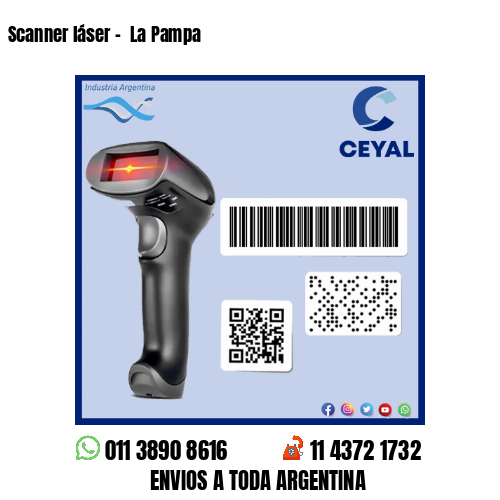 Scanner láser –  La Pampa