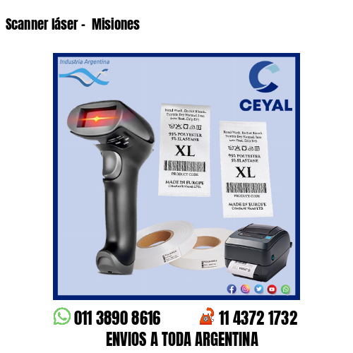 Scanner láser –  Misiones