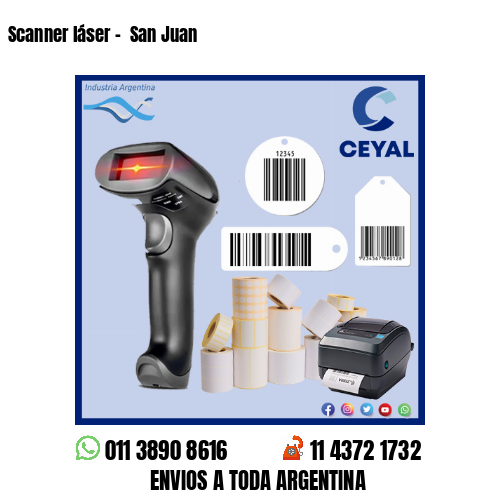 Scanner láser –  San Juan