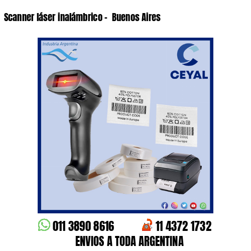 Scanner láser inalámbrico –  Buenos Aires