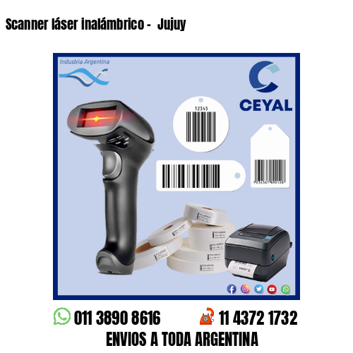 Scanner láser inalámbrico –  Jujuy