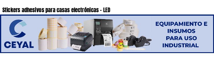 Stickers adhesivos para casas electrónicas - LED