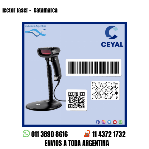 lector laser –  Catamarca