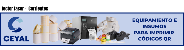 lector laser -  Corrientes