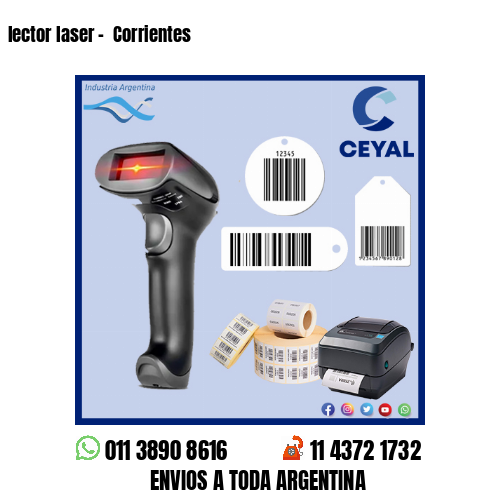 lector laser –  Corrientes