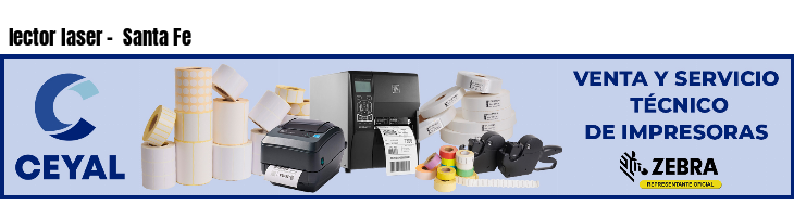 lector laser -  Santa Fe