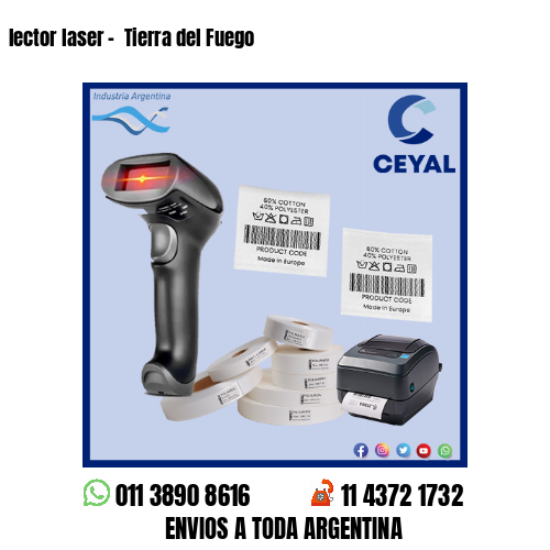 lector laser –  Tierra del Fuego