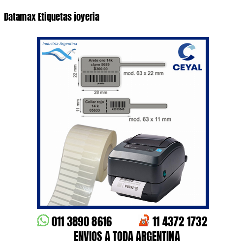 Datamax Etiquetas joyeria