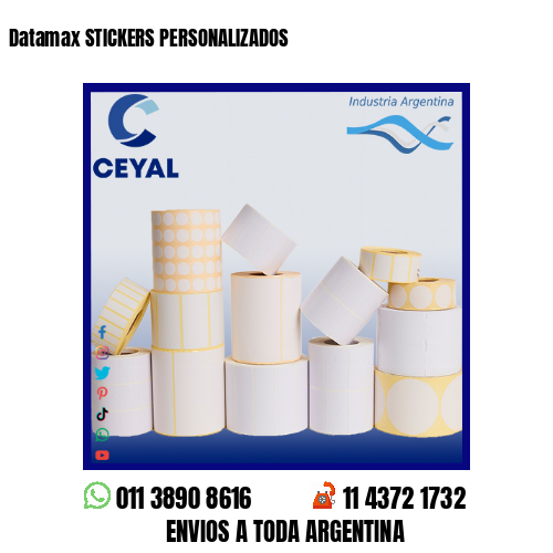 Datamax STICKERS PERSONALIZADOS