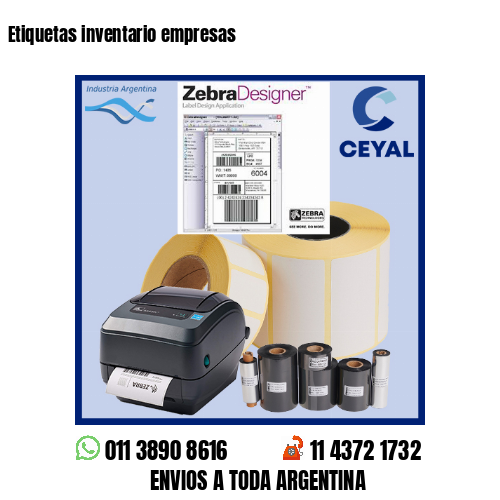 Etiquetas inventario empresas