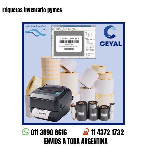 Etiquetas inventario pymes