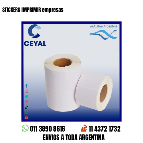 STICKERS IMPRIMIR empresas