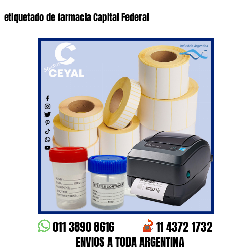 etiquetado de farmacia Capital Federal