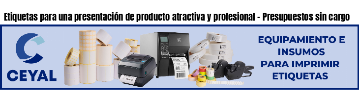 Etiquetas para una presentación de producto atractiva y profesional – Presupuestos sin cargo