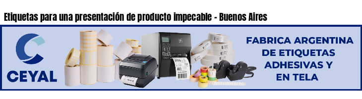 Etiquetas para una presentación de producto impecable - Buenos Aires