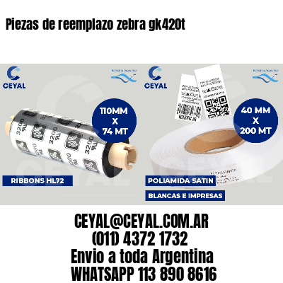 Piezas de reemplazo zebra gk420t