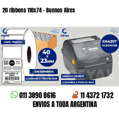 20 ribbons 110x74 - Buenos Aires