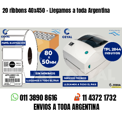 20 ribbons 40x450 - Llegamos a toda Argentina