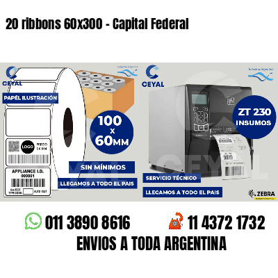 20 ribbons 60x300 - Capital Federal