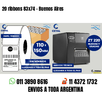 20 ribbons 83x74 - Buenos Aires
