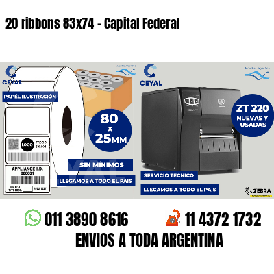 20 ribbons 83x74 - Capital Federal