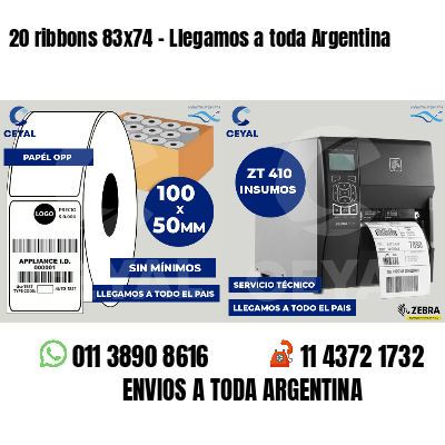 20 ribbons 83x74 - Llegamos a toda Argentina